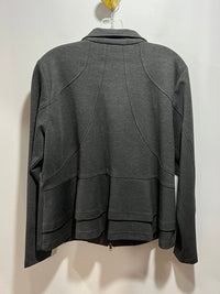 PEACE of CLOTH Women's Alex short jacket in graphite - women's jacket - detail view
