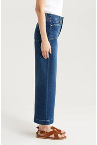 Paige - Anessa Ankle Wide Leg Jeans