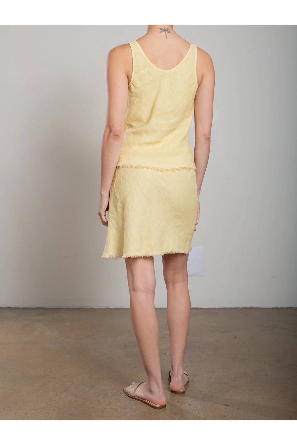 Pharaoh - June Heritage Linen Mini Skirt
