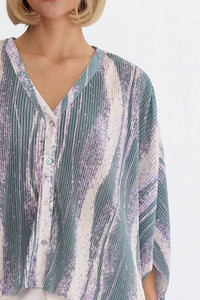 Entro - Stream Wave Wide Leg Pant Set