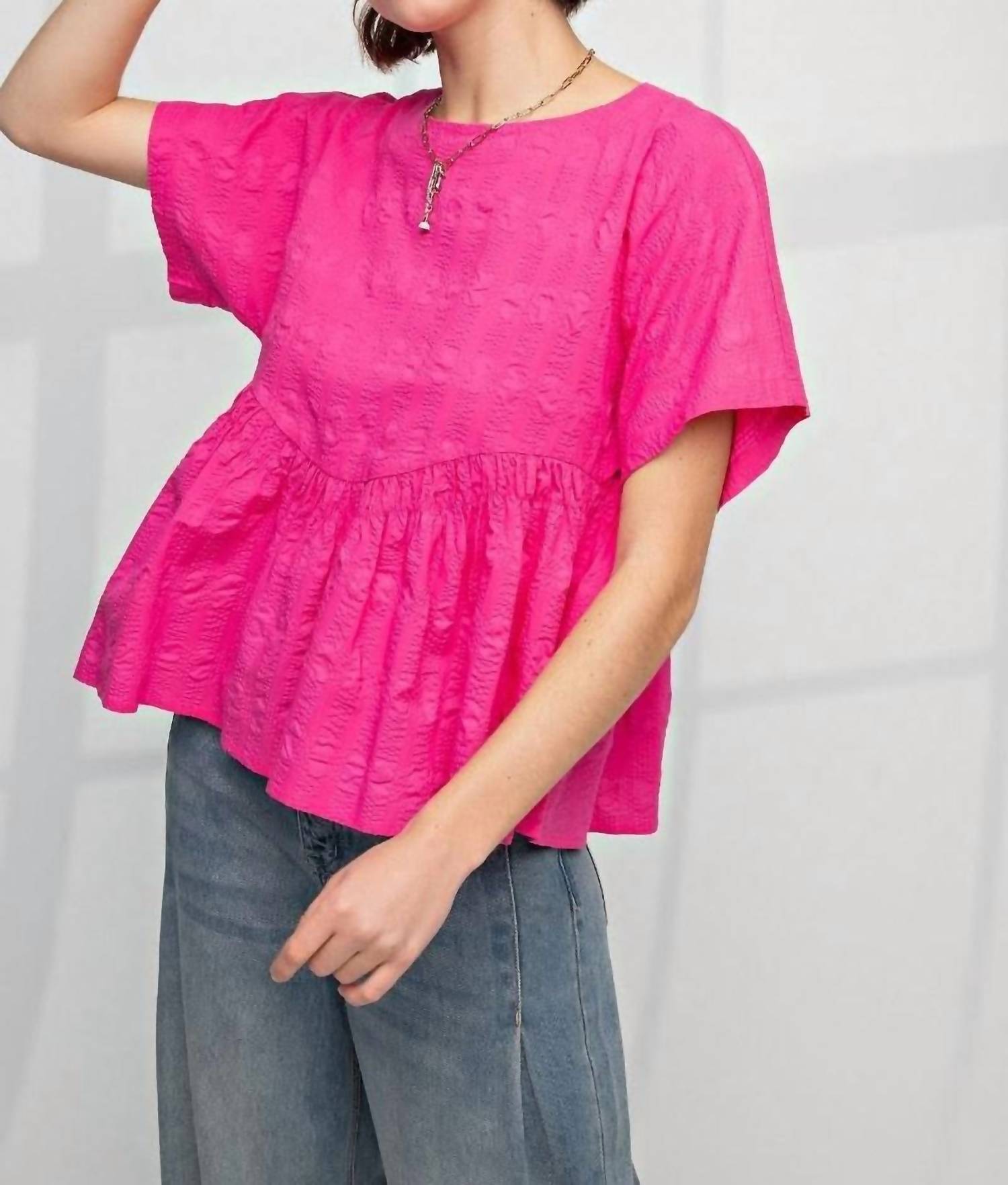 Easel - Barbie Chic Top