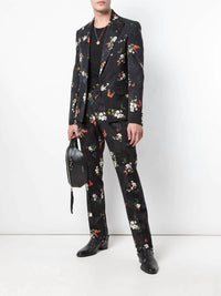 Amiri Butterfly Jacquard Pants in black - men's pants
