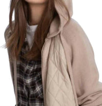 Elliott Lauren - Mix Master Quilted Zip Front Hoodie