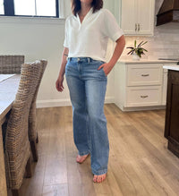 Risen - Lafayette Slouchy Straight Jeans