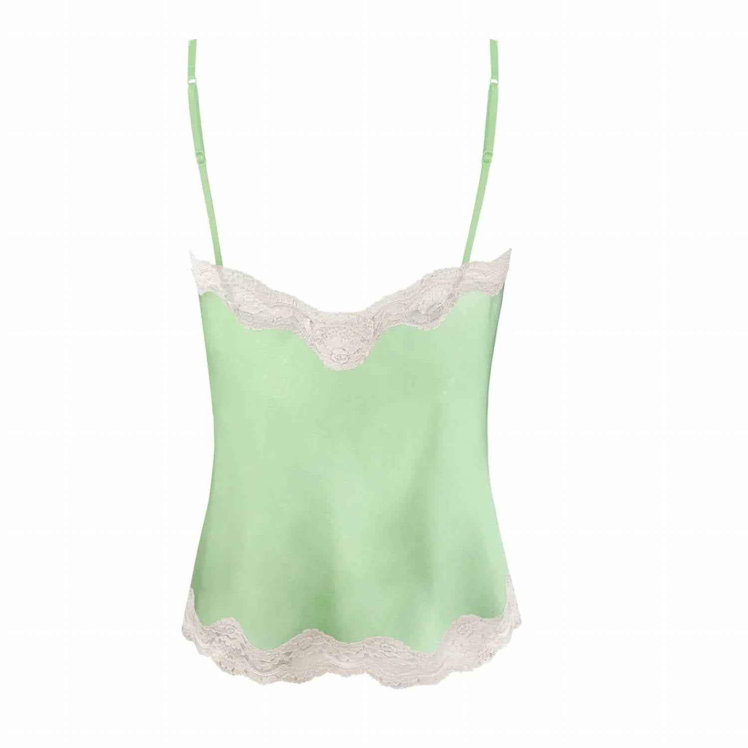 Gold Hawk - Women's Silk With Lace Camisole