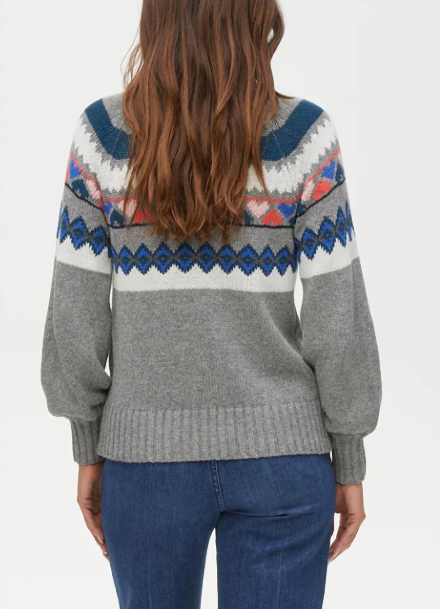 Michael Stars - Pernille Turtleneck Fair Isle Sweater