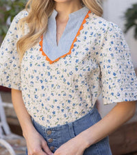 Voy - Peighton V-neck Top