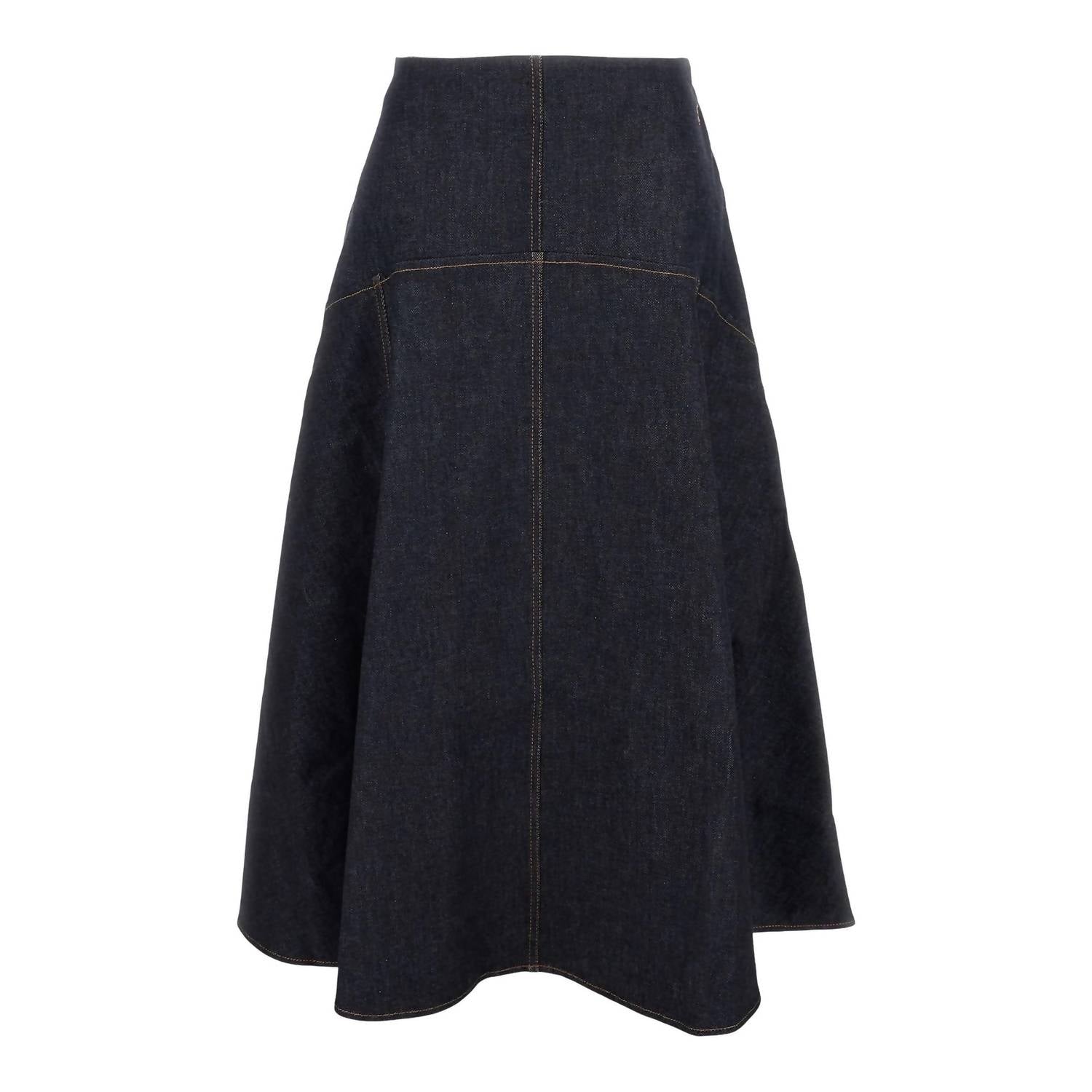 Jacquemus - Pre-loved Triangle De-nimes Denim Skirt
