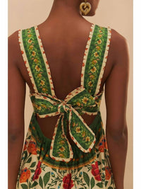 Farm Rio - Back Bow Maxi Dress