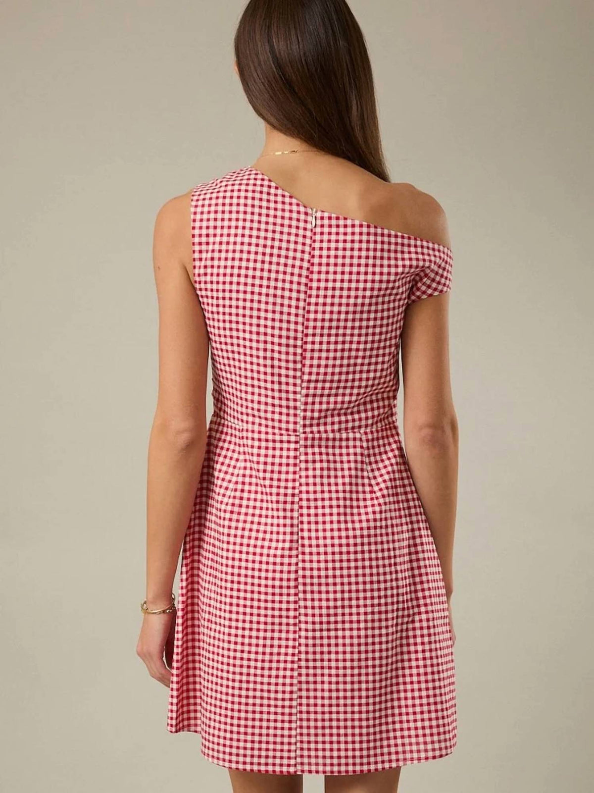 Sunday Edition - Asymmetrical Fit And Flare Mini Dress