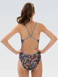 Dolfin Women's Tring Back One Piece in love wins print - women's swimwear - alternate view