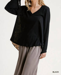 Umgee - Anastasia Leopard Back Hi Low Top