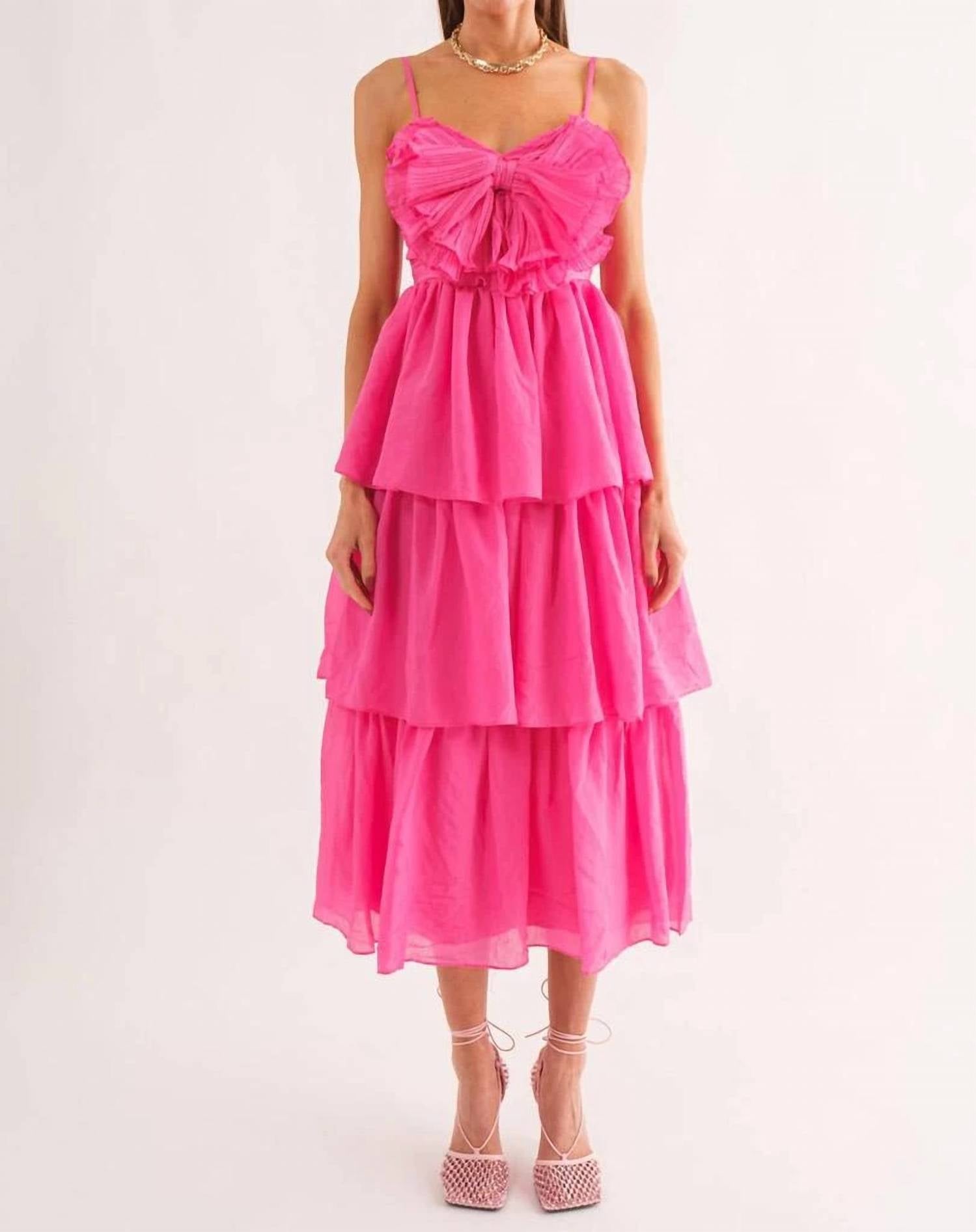 Sofie The Label - Call You Mine Tiered Midi Dress