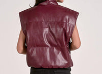 Elan - Leather Solid Vest