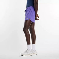 New Balance Rc Short 5 in purple - men's shorts - detail view