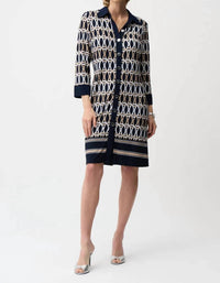 Joseph Ribkoff - Geometric Shirt Dress