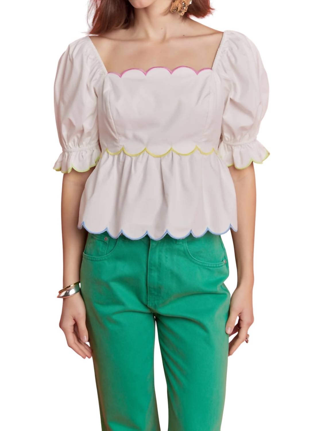 English Factory - Scallop Top