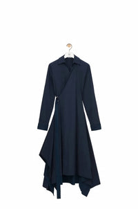 Loewe - Asymmetric Silhouette Wrap Front Dress