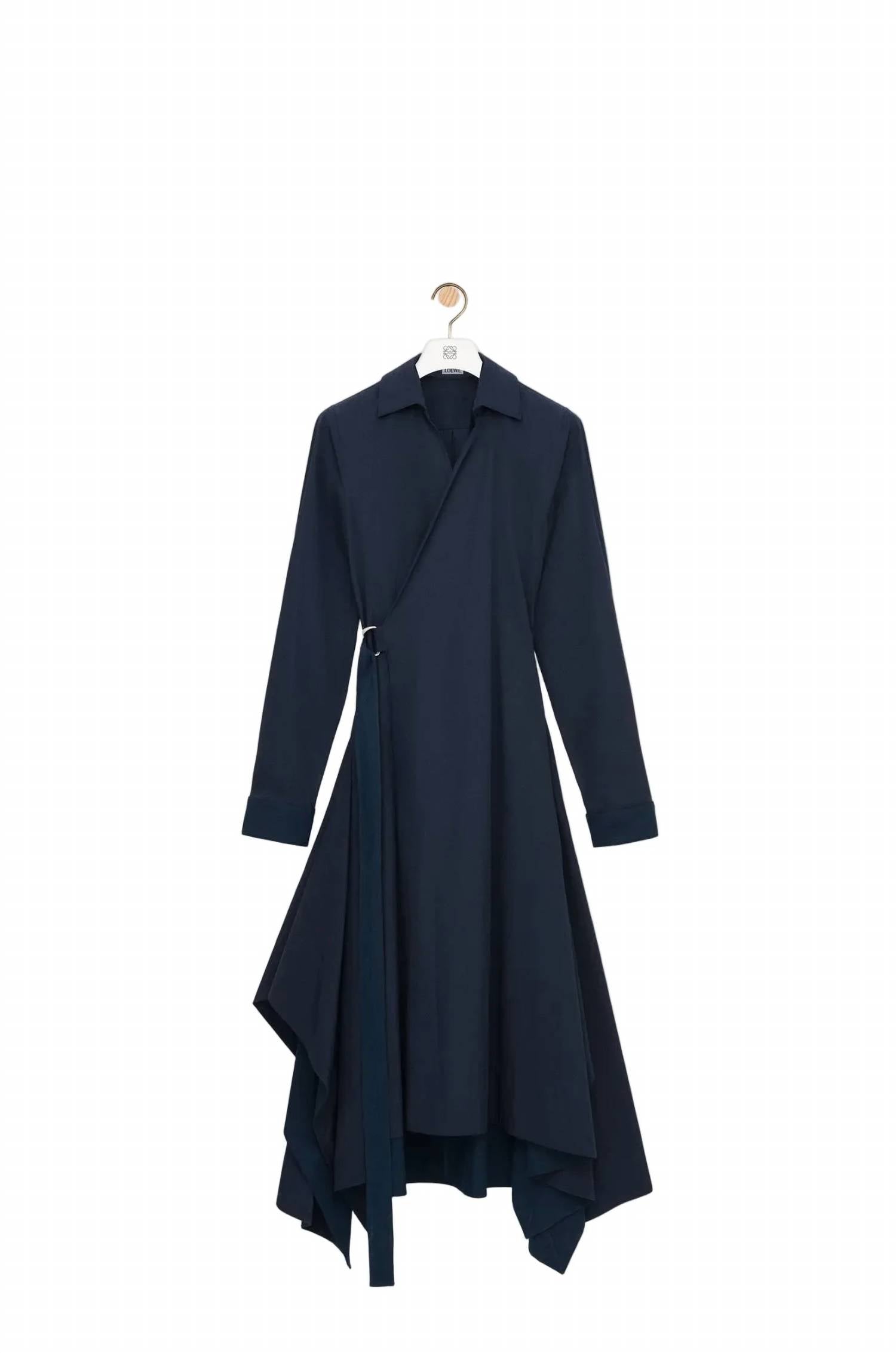 Loewe - Asymmetric Silhouette Wrap Front Dress