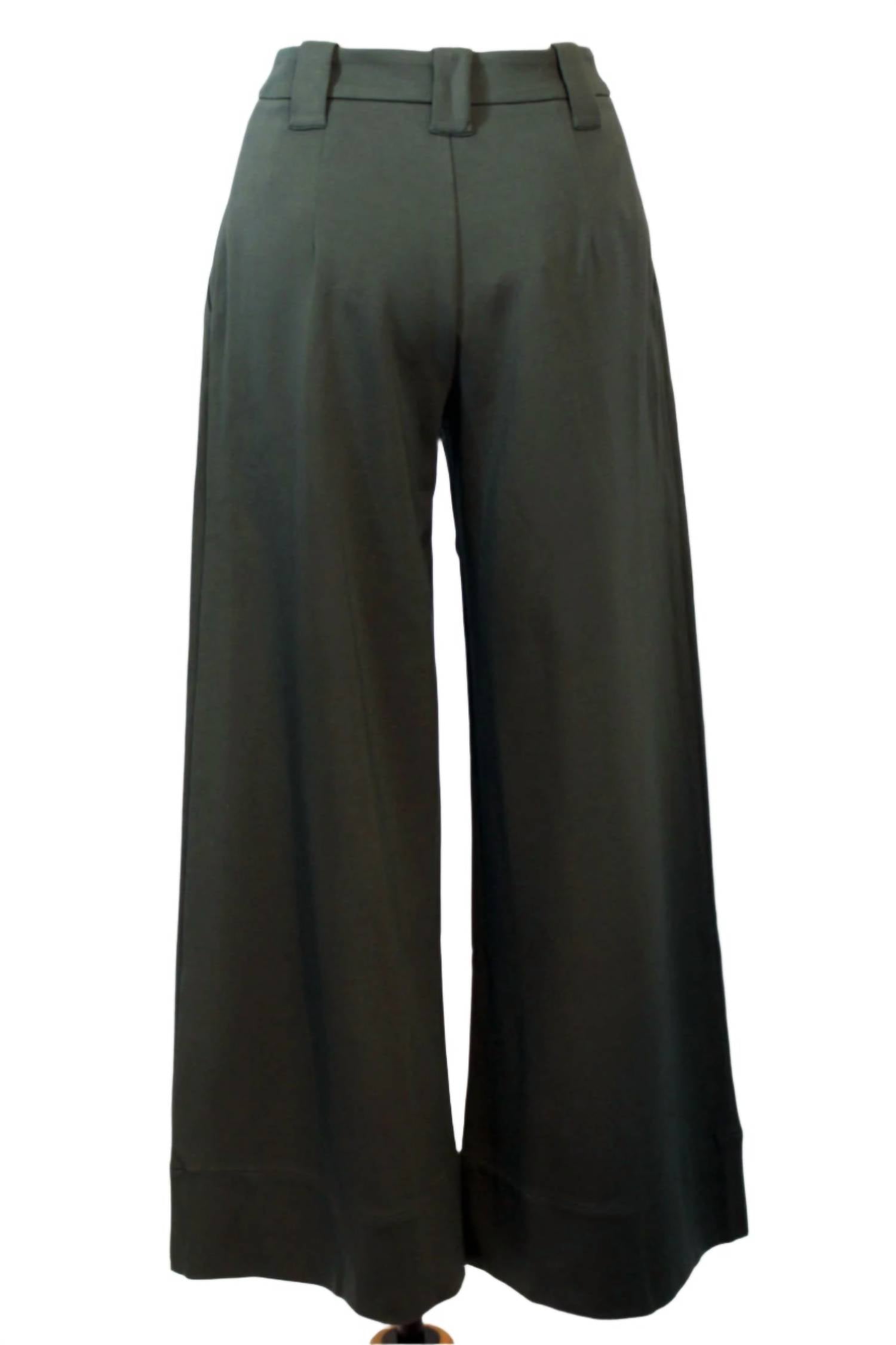 SKFK Nia Trouser in dark green - women's pants - view 6