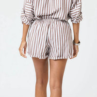 Kerri Rosenthal - Weekend Stripe Short