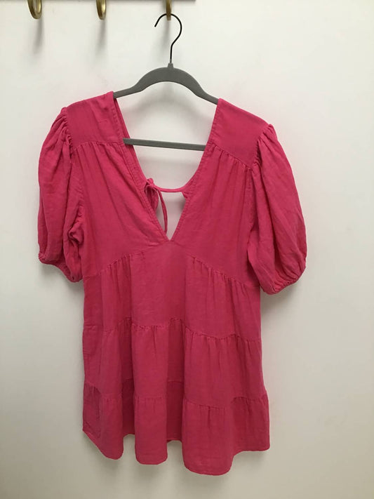 Elan - hot pink cotton dress