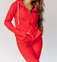 Ampersand Ave - Performance Fleece Halfzip Hoodie