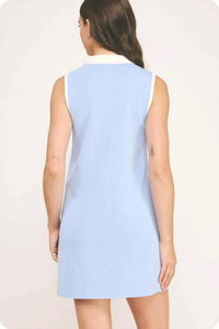 Strut & Bolt - Carly Preppy Knit Polo Mini Dress