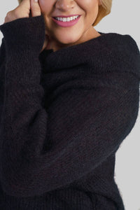 Maison Montagut - Caelie Mohair Bardot Sweater - Plus
