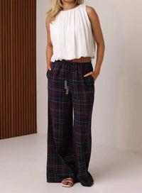 Shore - Beaded Beach Flannel Pants
