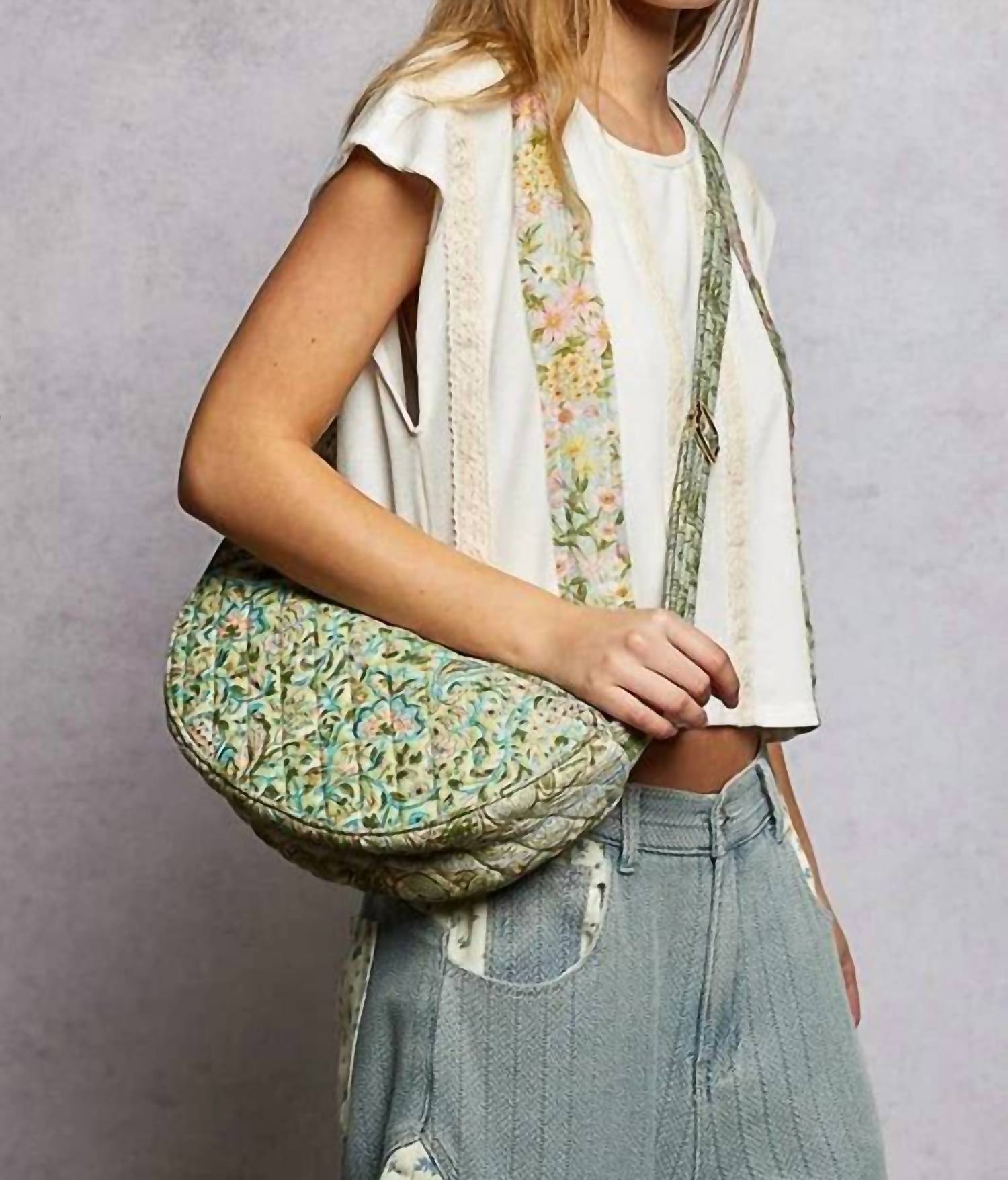 Pol - Women's Painted Canyon Quilted Crossbody Bag