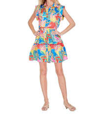 Joy Joy - Pocket Tiered Shirt Dress