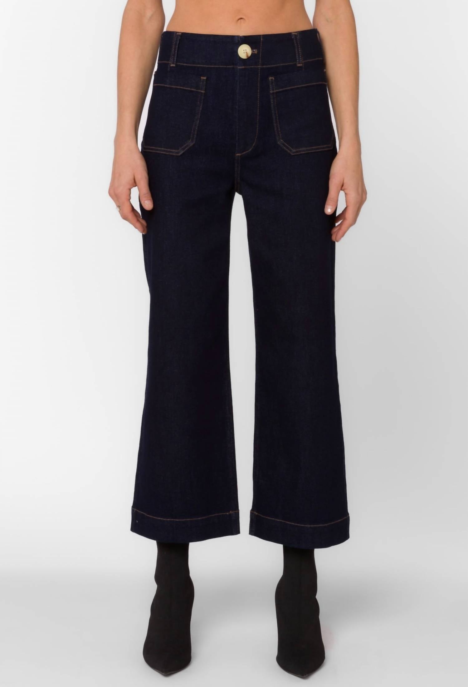 Velvet Heart - Alyx Wide Leg Crop Jean