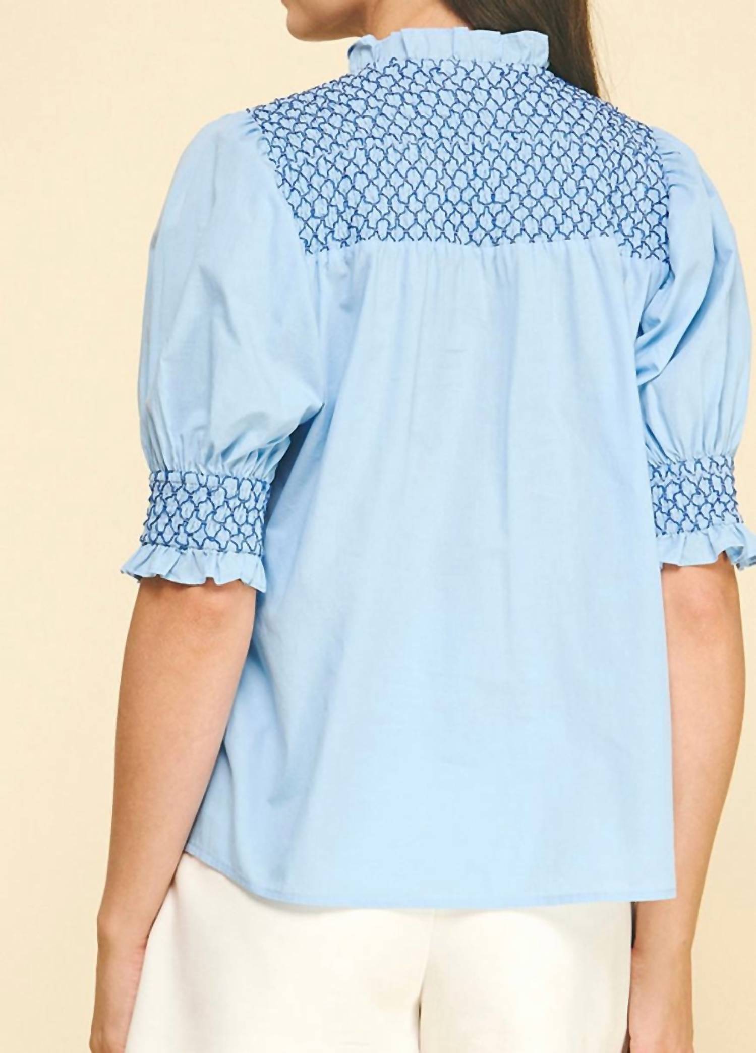 Pinch - Simply Smocked Top
