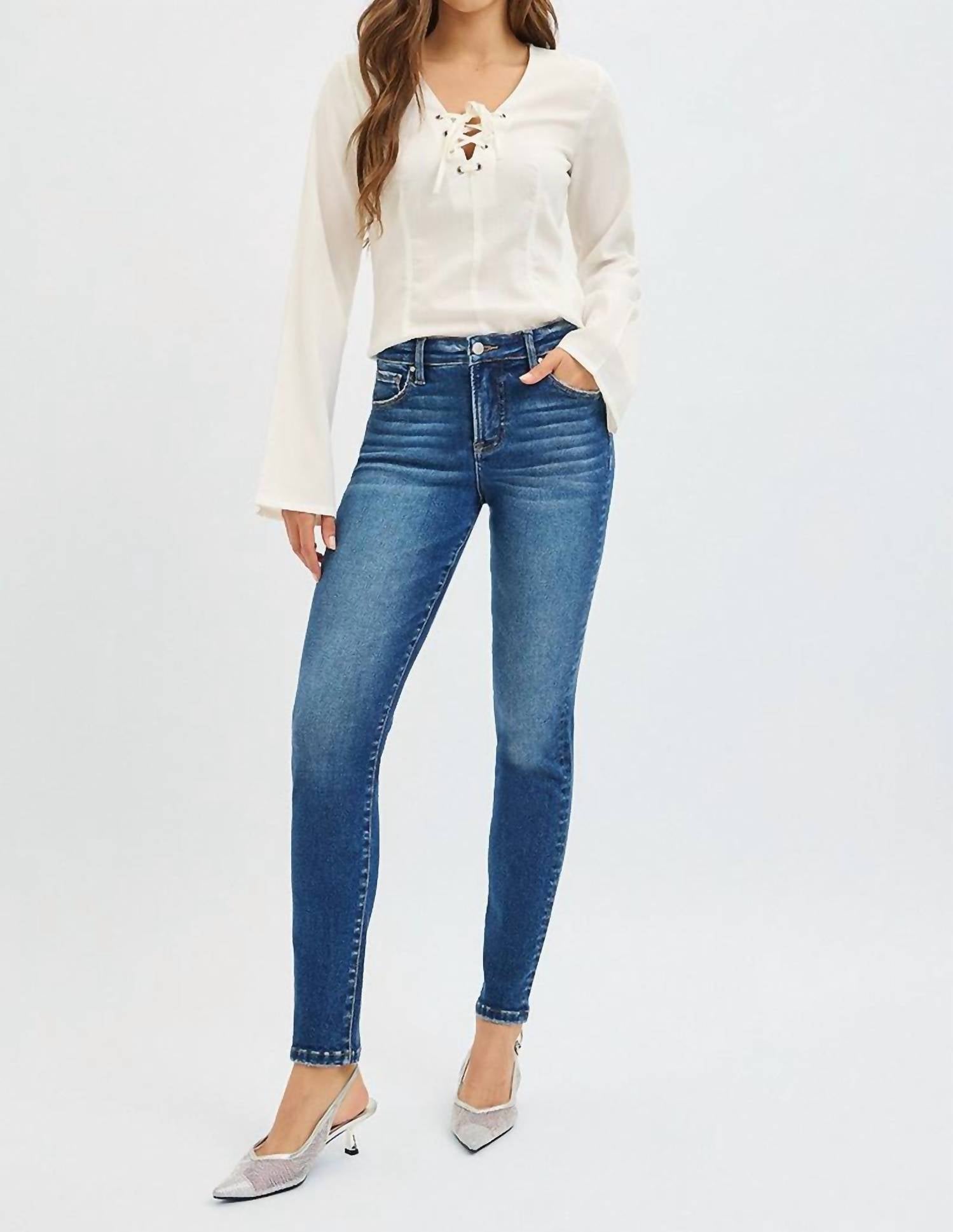 Risen - High Rise Rigid Skinny Jean