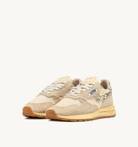 Autry - Women's Reelwind Low Nylon & Suede Sneakers