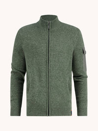 A Fish Named Fred - Men's Cardigan Melange Top
