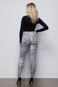 GOOD AMERICAN Good Waist Crop High Waisted Jeans in snake - women's jeans - alternate view