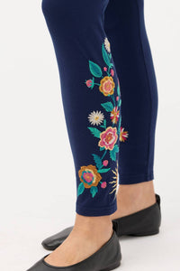 Johnny Was ZIVIANA LEGGING in blue night - women's pants - view 4
