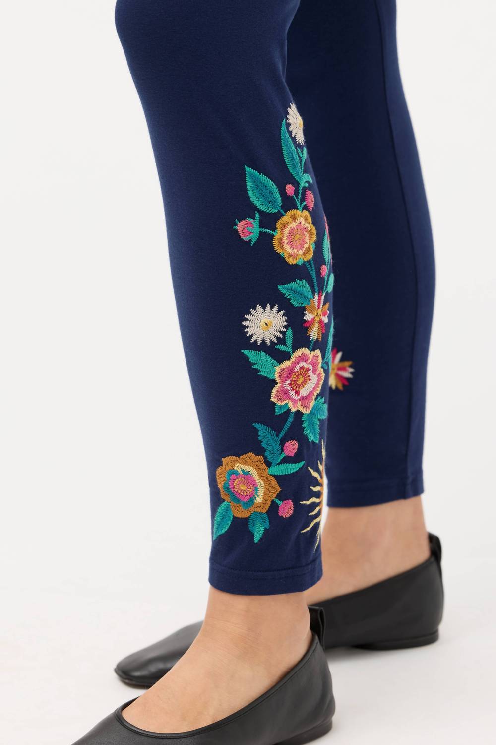 Johnny Was ZIVIANA LEGGING in blue night - women's pants - view 4