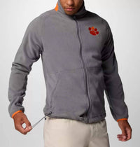Columbia Collegiate Flanker Iv Fleece Jacket in city grey - men's jacket - detail view