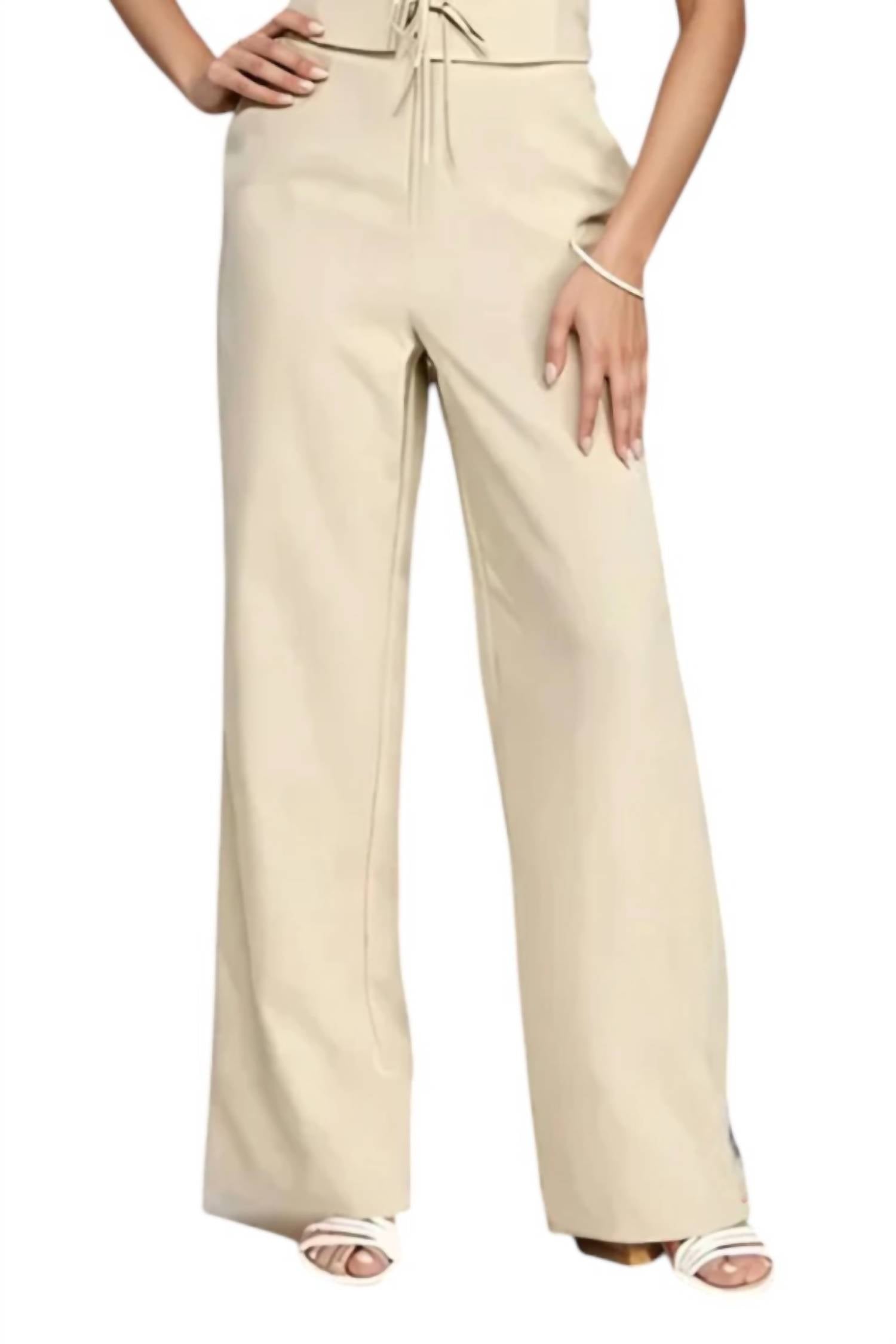 Milk & Honey - Emma Bow Detail Vest & Pant Set