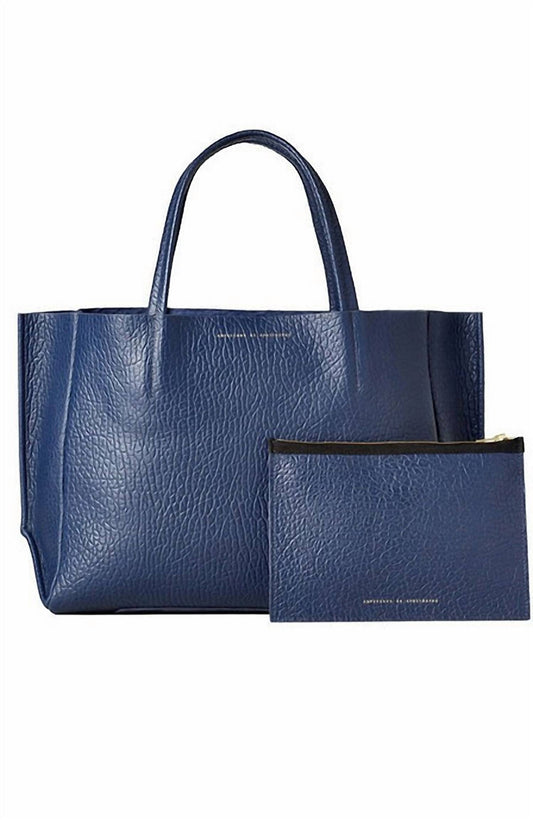 Ampersand As Apostrophe - Leather Half Tote Bag