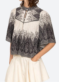 Sea - Hedra Print Blouse