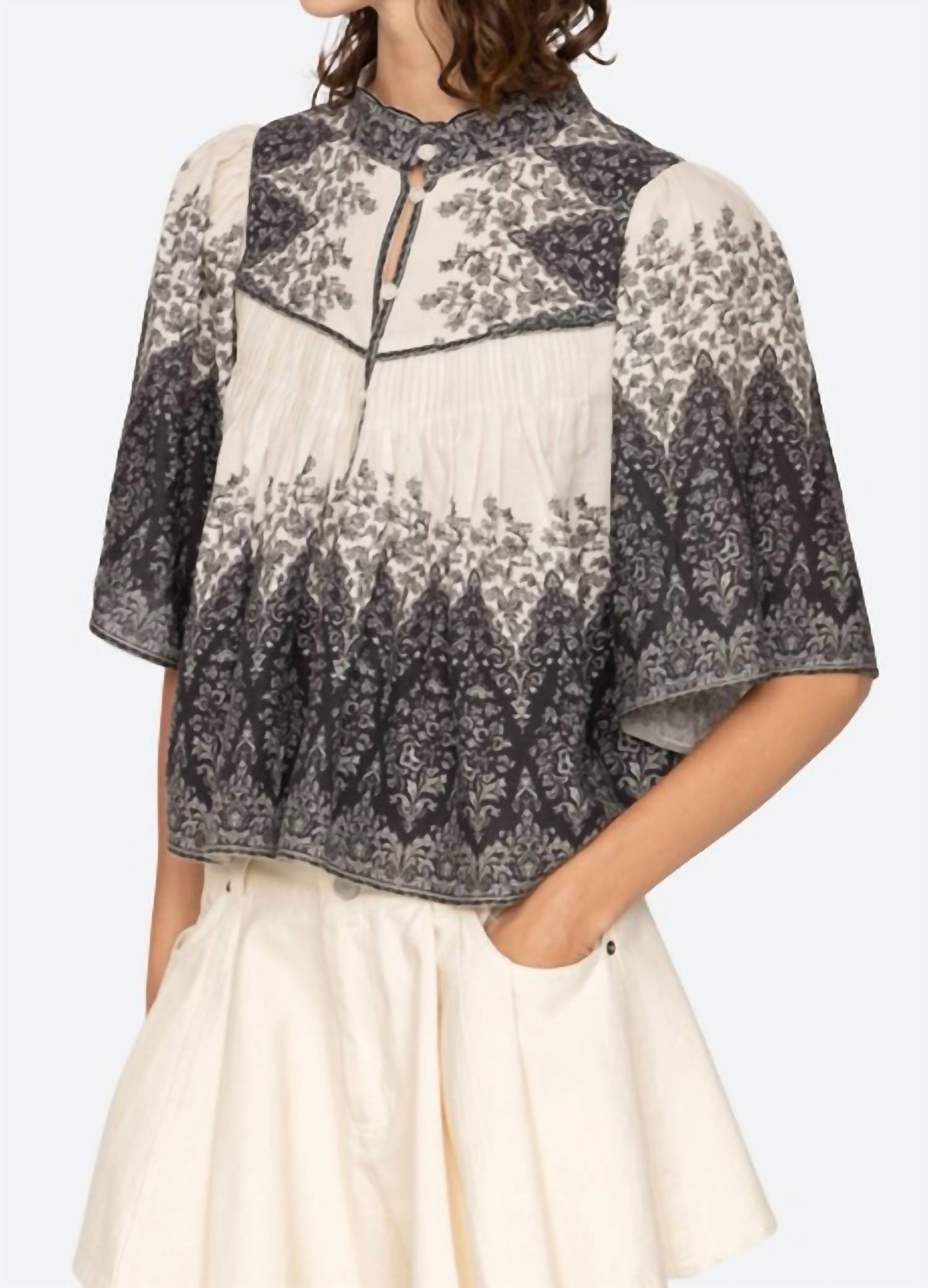Sea - Hedra Print Blouse