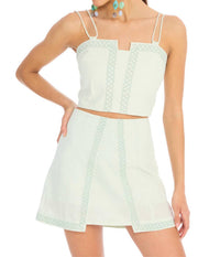 ALLISON NEW YORK Colette Tank in mint - women's tank top - alternate view
