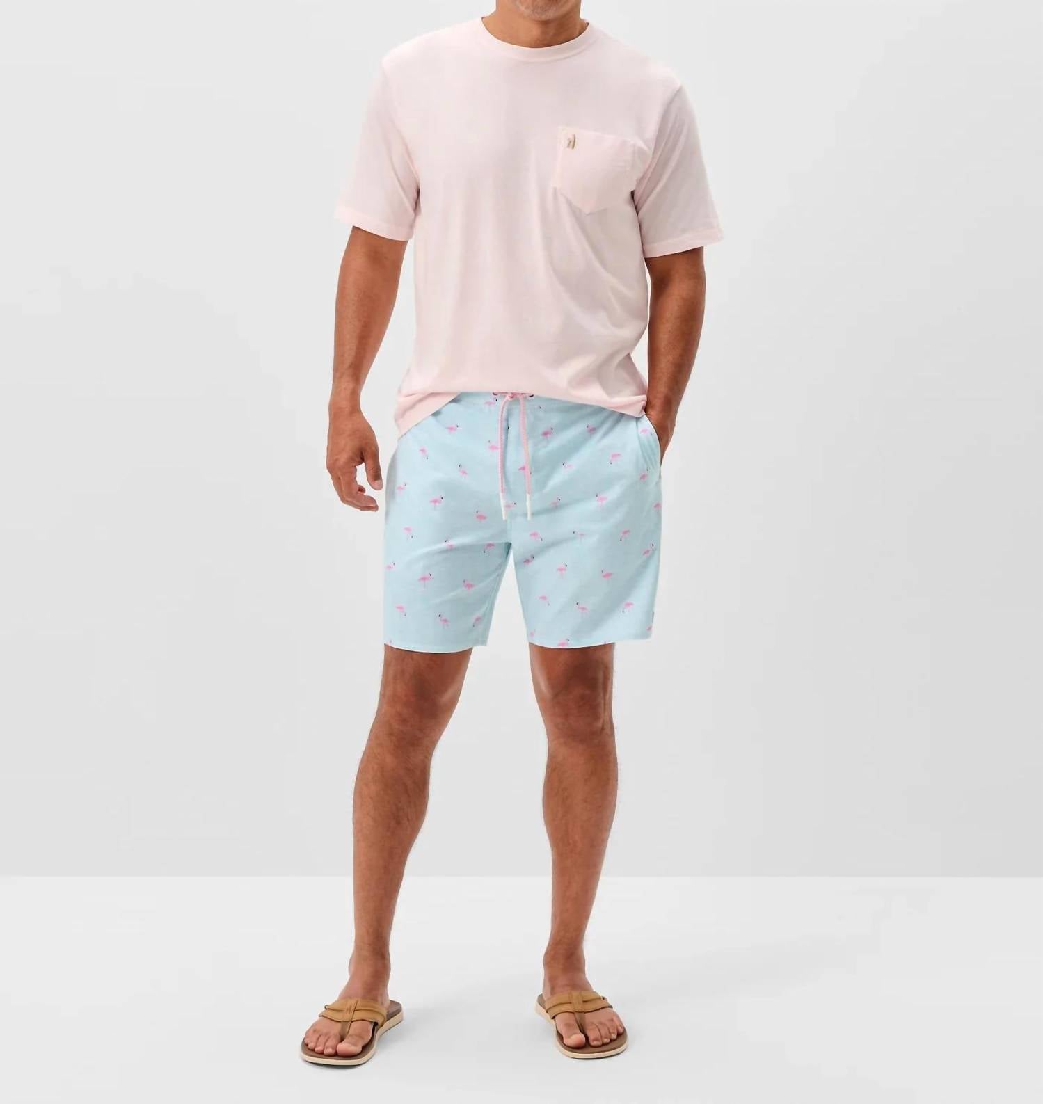Johnnie-O - Caladesi Half Elastic 7" Surf Shorts