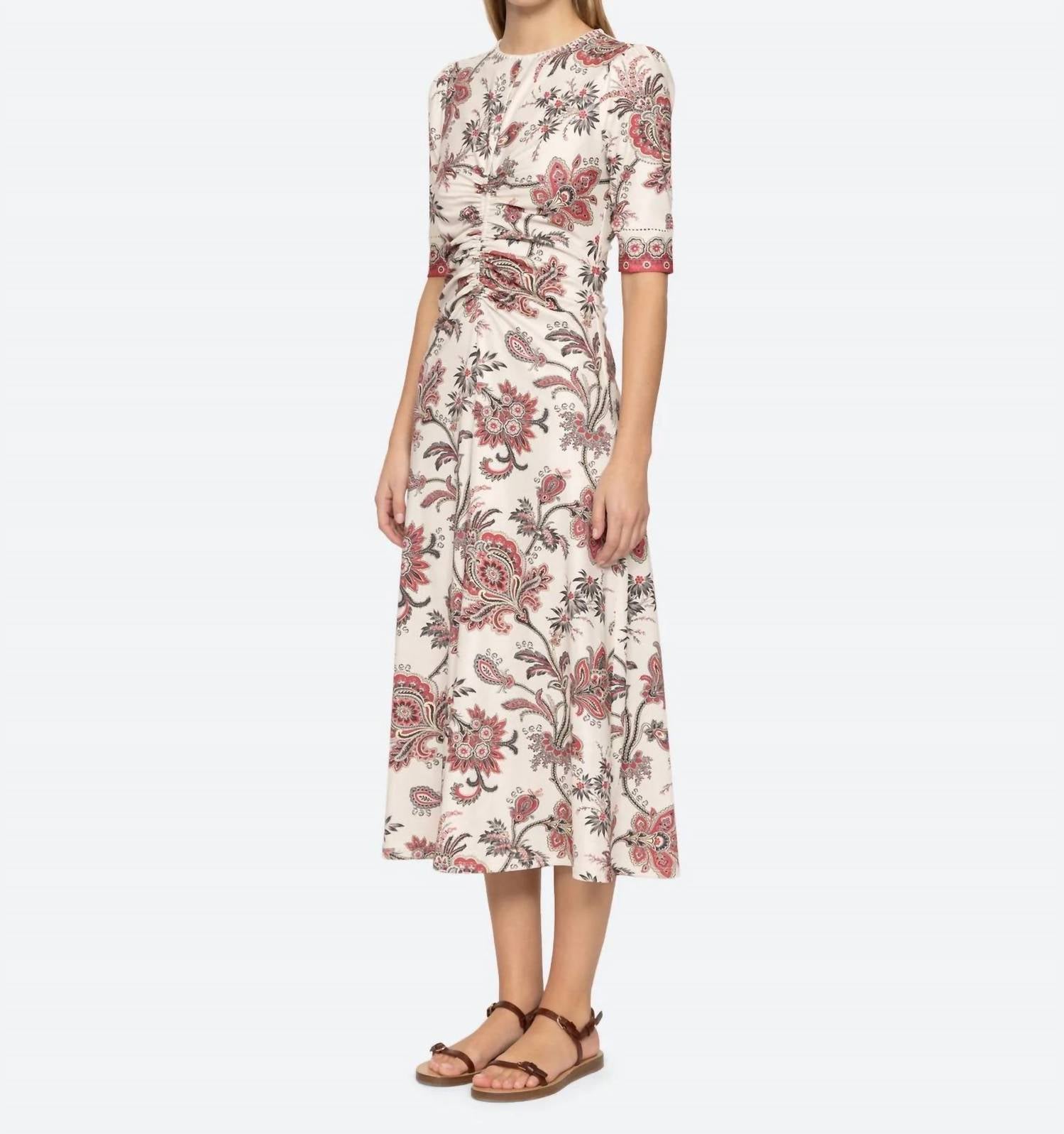 Sea - Cassandra Ruched Maxi Dress