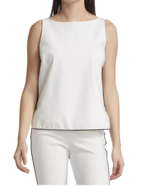 Chiara Boni - Women's Vanesa Piping Sleeveless Blouse