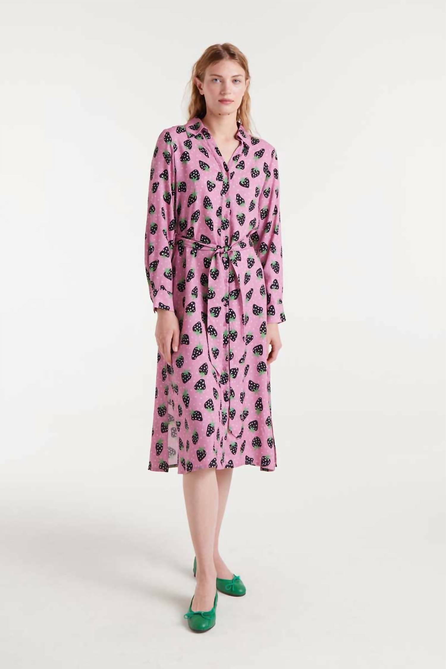 Compania Fantastica - Strawberry Print Dress